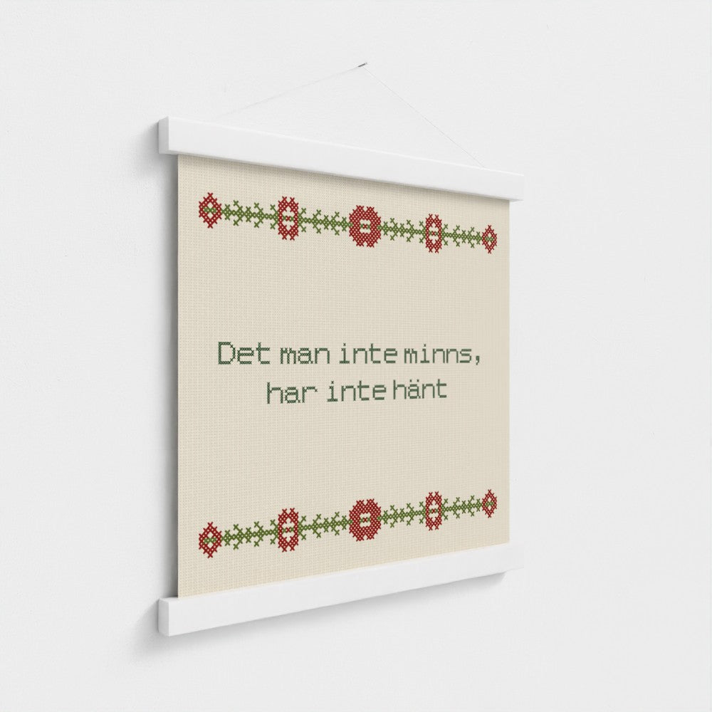 Det man inte minns, har inte hänt