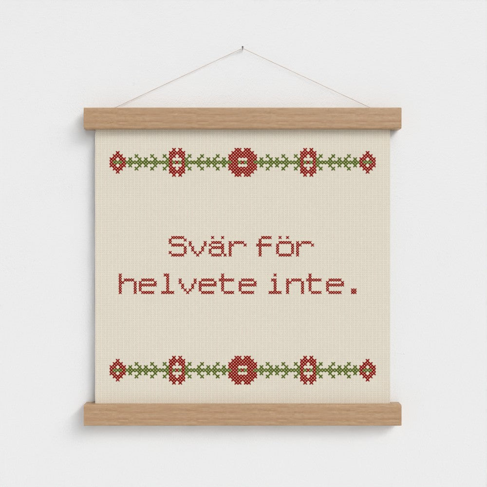 Svär för helvete inte.