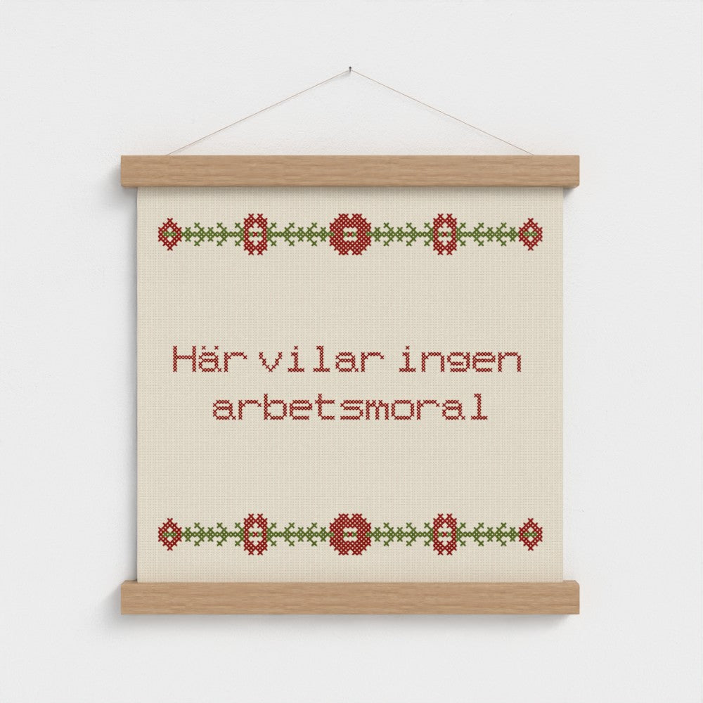 Här vilar ingen arbetsmoral